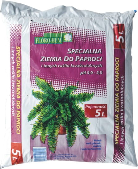 ziemia do paproci 5l florohum